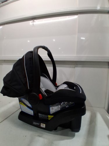 graco snugride snuglock 35 infant car seat for babies/infants up to 35lbs weston fashion - grey / black (model: 2051603) image 3