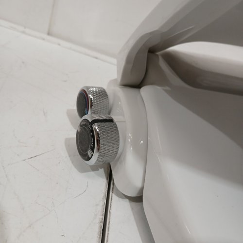 BRONDELL SWASH ECOSEAT NON-ELECTRIC SLOW-CLOSE BIDET TOILET SEAT - FITS ELONGATED TOILETS 18"-19.5"/5.5"-8" BOLT SPREAD - WHITE (MODEL: CANS102-rw) image 4