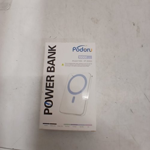 podoru MAGSAFE wireless power bank WITH FOLDING MAGNETIC STAND - 5W/7.5W/10W/15W - 10000mah - black (model: kt-d009) image 2