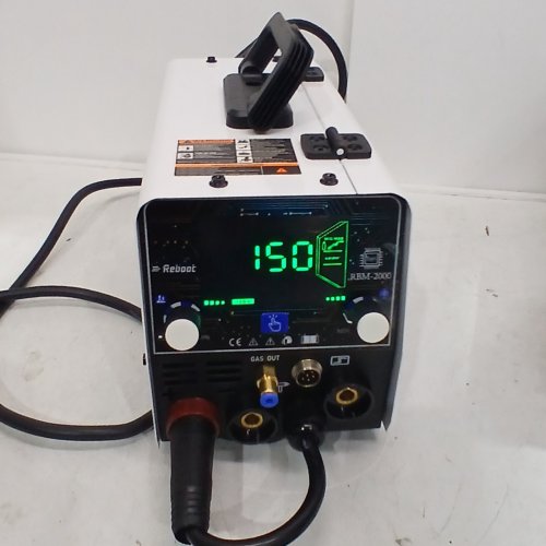 REBOOT 5-in-1 gasless flux core mig welder machine 240v -white/blue (model:rbm-2000) image 2