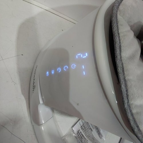 Munchkin Bluetooth Enabled Lightweight Baby Swing with Natural Sway in 5 Ranges of Motion and remote - white/grey - (model: 21330) image 4