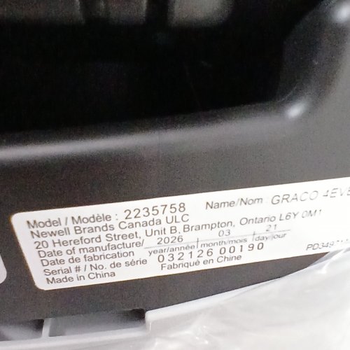 Graco 4Ever 4-in-1 Baby to Booster Car Seat - Hancock (Model: 2235758) image 4