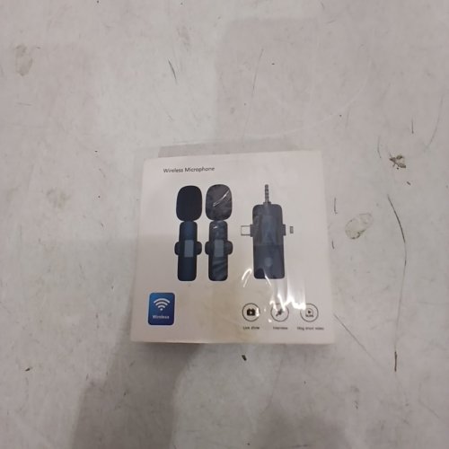 3pc WIRELESS lavalier MICROPHONE SET - BLACK image 3