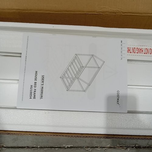 COSTWAY HOUSE BED FRAME - twin - WHITE (MODEL: HU10054WH) image 4