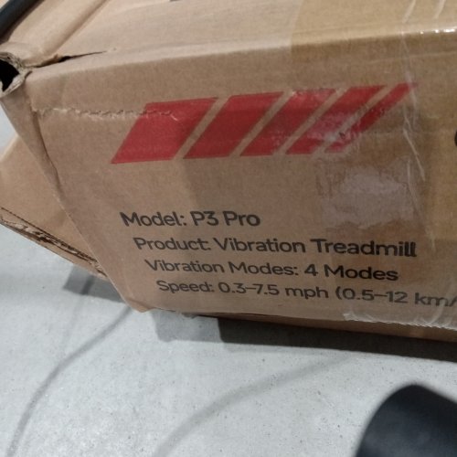 Sperax P3Pro Walking Vibration App Compatible Treadmill With Remote - 265lbs max - black/orange (model: P3 PRO-CA) image 2