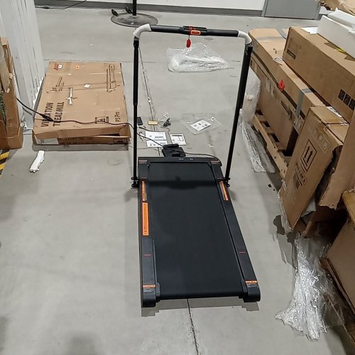 Sperax P3Pro Walking Vibration App Compatible Treadmill With Remote - 265lbs max - black/orange (model: P3 PRO-CA) image 3