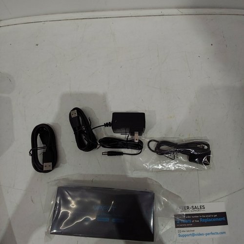 CMSTEDCD HDMI DUAL MONITOR KVM SWITCH 2 x 2 - BLACK/BLUE (MODEL: VP-SW221) image 4