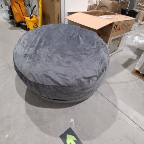 hobestluk memeory foam bean bag chair - 3ft - grey image 2