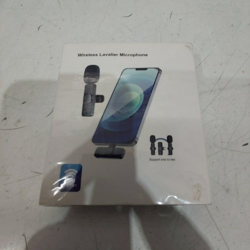 3PC Wireless Lavalier Clip-On Microphone for Recording - Black image 2