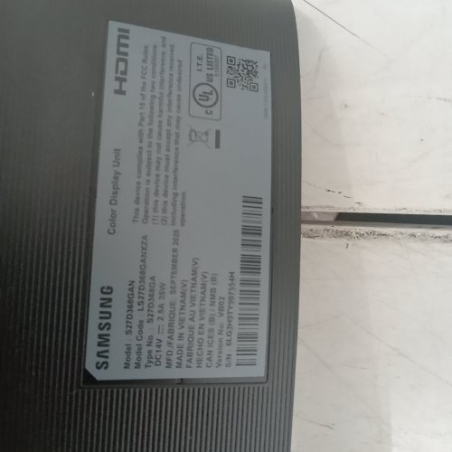 samsung s3 Essential fhd curved monitor - 27" - black (model: s27d368gan) image 21