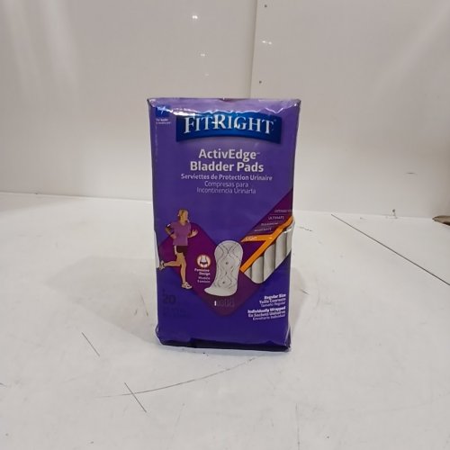 20PK MEDLINE FITRIGHT ACTIVEDGE BLADDER PADS - REGULAR - LIGHT ABSORB image 2