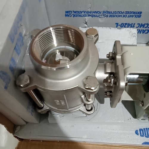 AKW STAINLESS STEEL DN65 SS BALL VALVE/ACTUATOR - 2.5" - SILVER (MODEL: WVM-PS 2.5) image 6