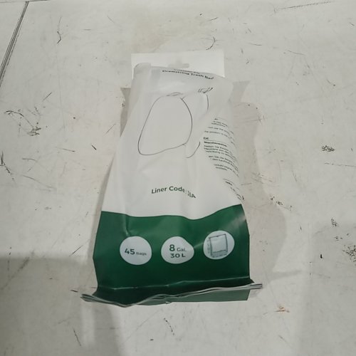 45PK SONGMICS CUSTOM-FIT DRAWSTRING TRASH BAGS - 8 GAL - WHITE image 2