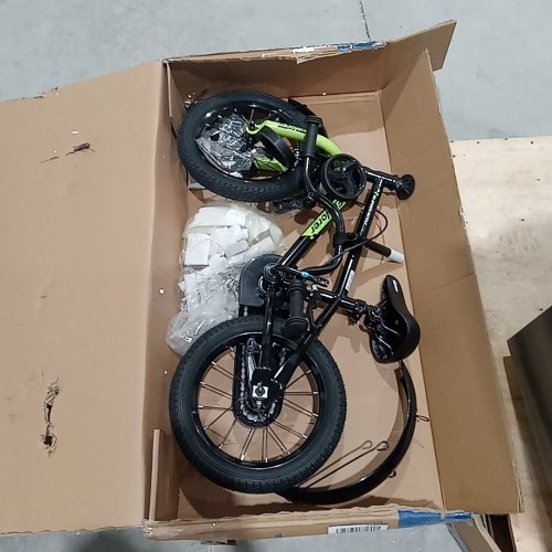 TRAINING WHEELS BICYCLE - 14" - BLACK/GREEN (MODEL: TS1017BOK-14) image 2