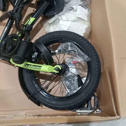 TRAINING WHEELS BICYCLE - 14" - BLACK/GREEN (MODEL: TS1017BOK-14) image 6
