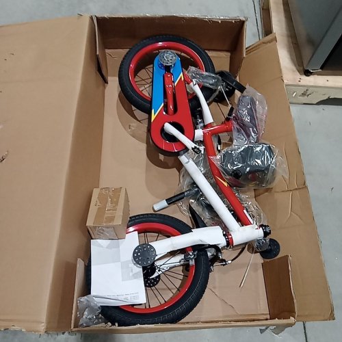 COSTWAY Kid's Bike with Removable Training Wheels and Basket - 14" wheels - RED - (MODEL: TS10085RE-14) image 3