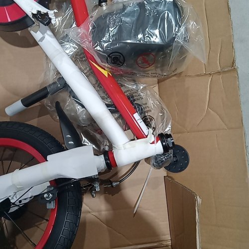 COSTWAY Kid's Bike with Removable Training Wheels and Basket - 14" wheels - RED - (MODEL: TS10085RE-14) image 5