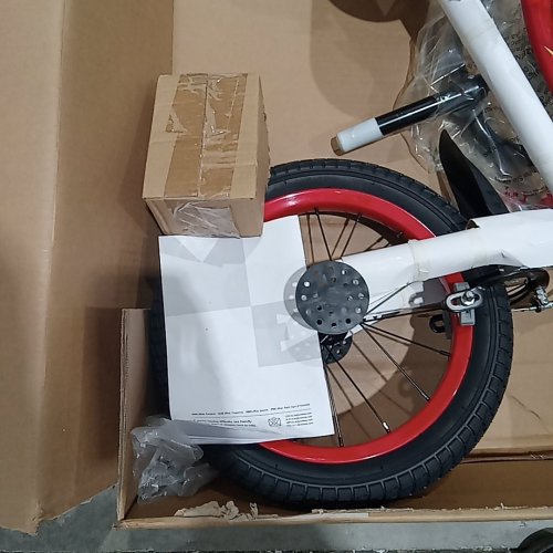 COSTWAY Kid's Bike with Removable Training Wheels and Basket - 14" wheels - RED - (MODEL: TS10085RE-14) image 6
