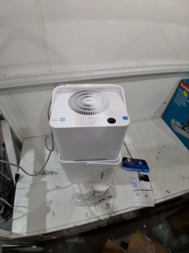 MIDEA CUBE 50 PINT SMART WIFI DEHUMIDIFIER - 4,500 SQ. FT - WHITE (MODEL: MAD50S1QWT-A) image 2