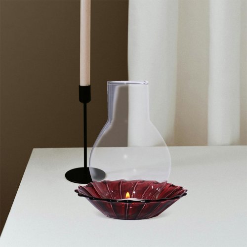 2PCS GLASS WINDPROOF CANDLE LAMP HOLDER TUBE image 2
