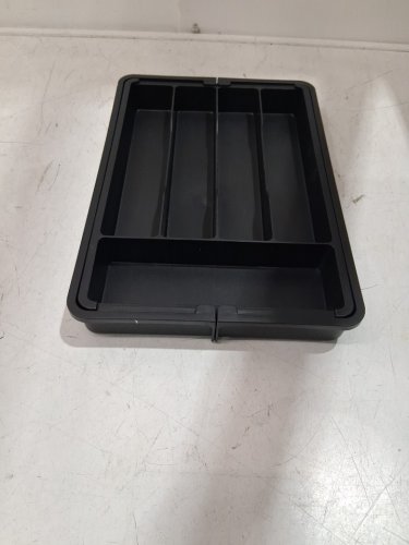LIFEWIT SILVERWARE DRAWER ORGANIZER EXPANDABLE UTENSIL CUTLERY TRAY - 13" X 15" - BLACK image 3