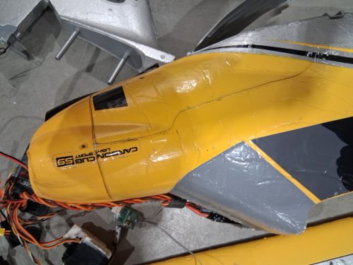 HobbyZone RC Airplane Carbon Cub S 2 *plane only* -  45" - yellow (Model: HBZ32500) image 4
