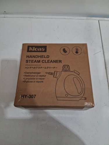 10PC KLONA MULTI PURPOSE HANDHELD STEAM CLEANER WITH ACCESSORIES - WHITE (MODEL: HY-307) image 2