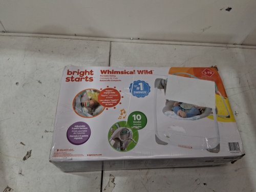 Bright Starts Portable Automatic 6-Speed Baby Swing- Whimsical Wild- (model: 11803) image 5
