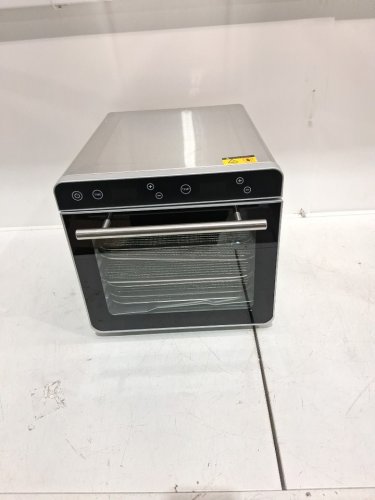 KWASYO 8-tray Food Dehydrator with Dual Touch Screen - 700w - 11.8" x 11" trays - silver/black (MODEL: ss-08c) image 3