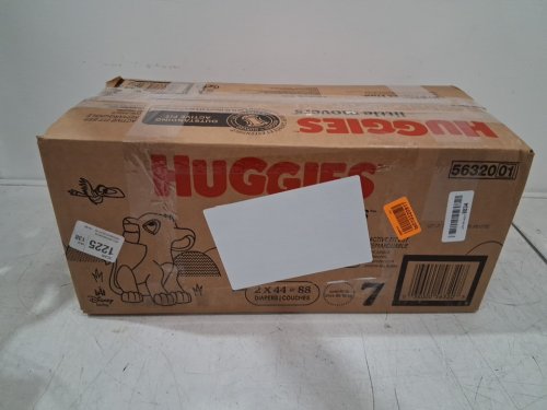 88pk Huggies Little Movers Baby Diapers - size 7 - disney lion king image 2