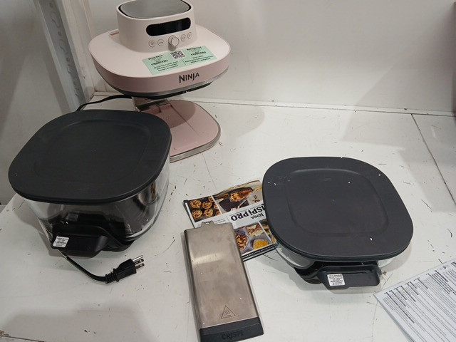 Ninja Crispi Pro 6-in-1 Glass Air Fryer - 2.5qt-6qt capacity - rose quartz (model: AS101CRS) image 3