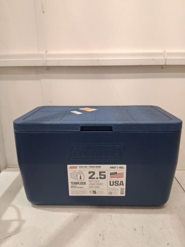 coleman chiller series templock Insulated Portable Cooler WITH HANDLES - 48QT - navy (model: 2226955) image 2
