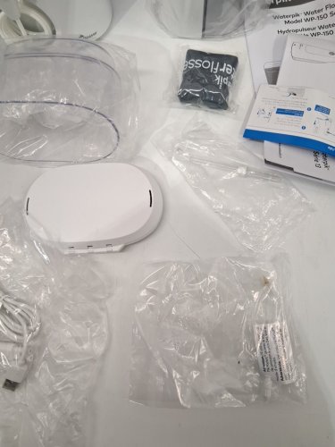 Waterpik Waterflosser Ultra Plus Water Flosser & Cordless Pearl Water Flosser - 5 Accessory tips, USB Charging Cable & Travel Case - white - (model: wp-150c/wf-13c020 1701338) image 4