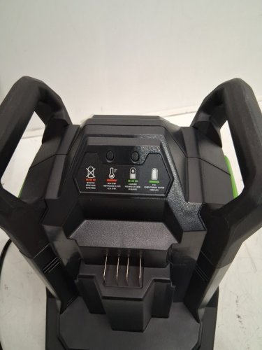 ego power dual port battery charger - 56v - black/green (model: ch2800d) image 4