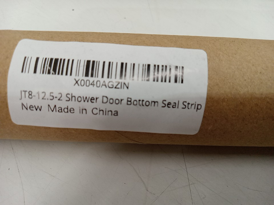 2PK waterproof & durable Bathroom Shower Door Seal Strip - for 5/16" glass - 36" / each - Clear (Model: JT8 12.5) image 4