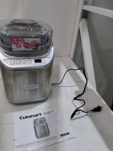 CUISINART GELATERIA FROZEN YOGURT, ICE CREAM, GELATO & SORBET MAKER - 1.9L capacity - SILVER/stainless steel (MODEL: ICE-70C) image 4