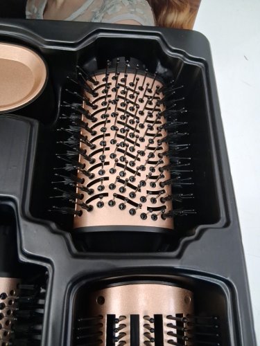 4-IN-1 HOT AIR BRUSH TOOL FOR STRAIGHTENING/CURLING/DRYING - PINK\BLACK image 3