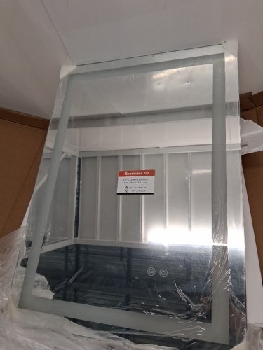 Keonjinn LED Vanity Dimmable Bathroom Mirror with Anti fog and colour selection - 20" x 28" - Clear - (Model: DDDZBG5171) image 4
