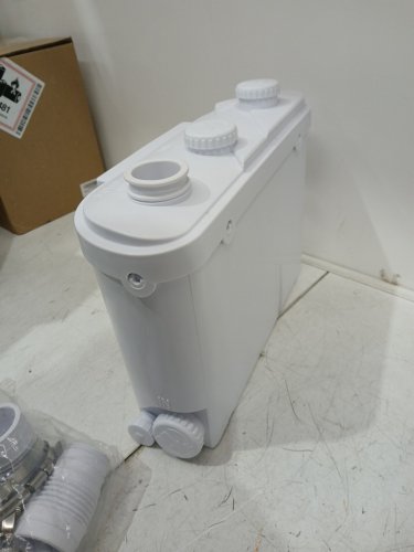 Macerator Sewerage Toilet Pump Waste Water Disposal Upflush Machine with 4 Water Inlets - 500W - 29GPM Flow - Input: AC110-120V 60HZ 0.7HP - 26FT Max - White (Model: FLO500-BE) image 6