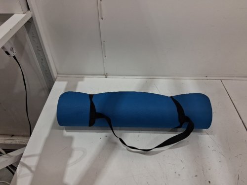 Amazon Basics 1/4" Thick Exercise Yoga Mat - 74" x 24" - blue/aqua image 3