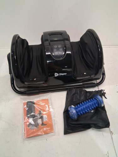 LIFEPRO SHIATSU KNEADING AND ROLLING MASSAGER WITH REMOTE - BLACK (MODEL: CA-LP-RLXTX-BLK) image 3