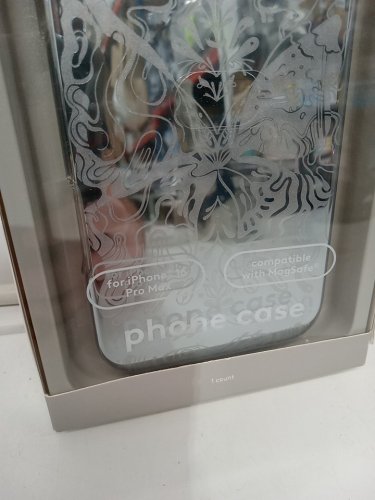 Heyday artist series magsafe phone case for iPhone 16 Pro Max - Vivien Rodriguez Metallic Silver (model: 080 08 1934) image 3
