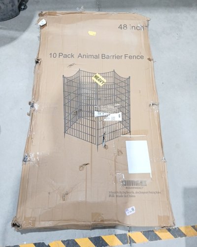 10 Panel Animal Barrier Fence - 48" - Black image 2
