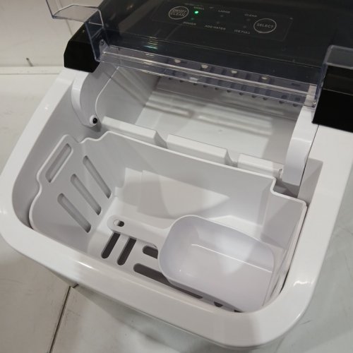 Countertop Ice Maker with Handle and scoop - 26lb - black (model: wbj-10a) image 6