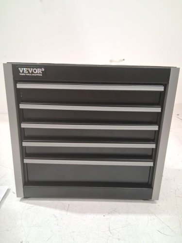 vevor portable mini metal toolbox -8.6"- black (model: TBHG-905BK) image 2