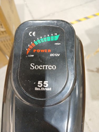 Soerreo 8 Speed Electric Trolling Outboard Boat Motor - 55LBS Thrust - 12V -  Black image 5