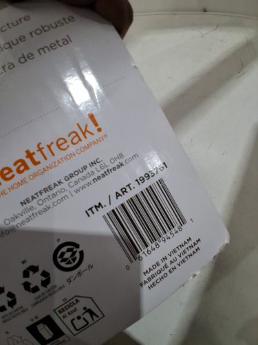 2PK NEATFREAK! Over-the-Door Non-Slip Hooks - WHITE/GREY (MODEL: 1993761) image 3