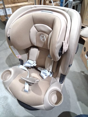 CYBEX GOLD CALLISTO G 360 ROTATING ALL-IN-ONE CONVERTIBLE CAR SEAT WITH SAFETY ASSURE PROTECTION SYSTEM - 120LBS MAX - ALMOND BEIGE (MODEL: 524000601) image 7