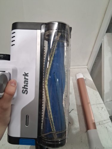 SHARK POWERPRO FLEX REVEAL CORDLESS VACUUM - HYPERVELOCITY SUCTION - FLOOR DETECT & DIRT-REVEAL TECHNOLOGY - WHITE/ROSE (MODEL: IZ380HC) image 7