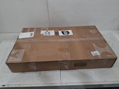 costway wooden 2-tier open compartment coffee table - 31" x 18" x 12" - brown - (model: jv12684cf) image 3